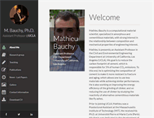 Tablet Screenshot of mathieu.bauchy.com